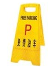 免费泊车告示牌
